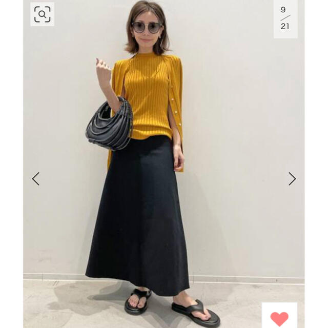 L'Appartement DEUXIEME CLASSE(アパルトモンドゥーズィエムクラス)のL'Appartement Knit Flare Skirt レディースのスカート(ロングスカート)の商品写真