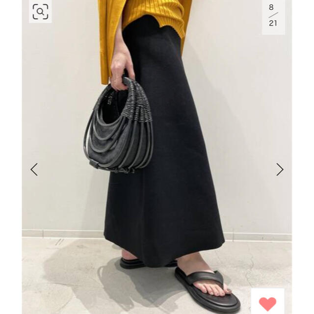 L'Appartement DEUXIEME CLASSE(アパルトモンドゥーズィエムクラス)のL'Appartement Knit Flare Skirt レディースのスカート(ロングスカート)の商品写真