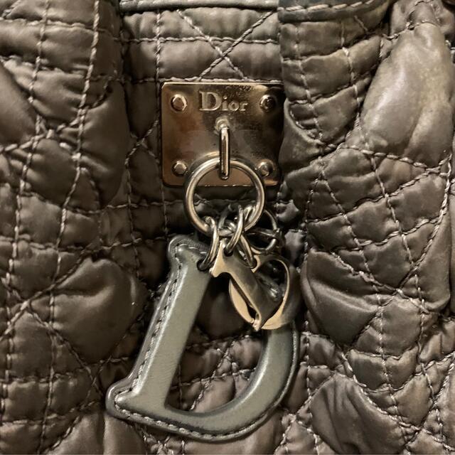 Christian Dior(クリスチャンディオール)のChristian Dior ディオール ハンドバッグ キルティング カーキ レディースのバッグ(ハンドバッグ)の商品写真