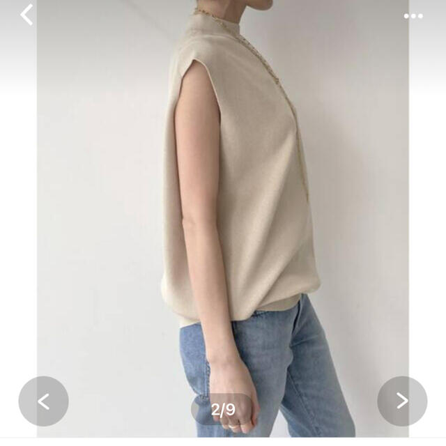 L'Appartement DEUXIEME CLASSE(アパルトモンドゥーズィエムクラス)の新品　L'Appartement Knit Vest レディースのトップス(ニット/セーター)の商品写真