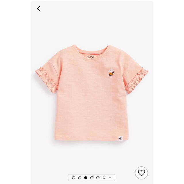 NEXT(ネクスト)の新品未開封　Next Tシャツ5枚セット　3-4y(98-104cm) キッズ/ベビー/マタニティのキッズ服女の子用(90cm~)(Tシャツ/カットソー)の商品写真