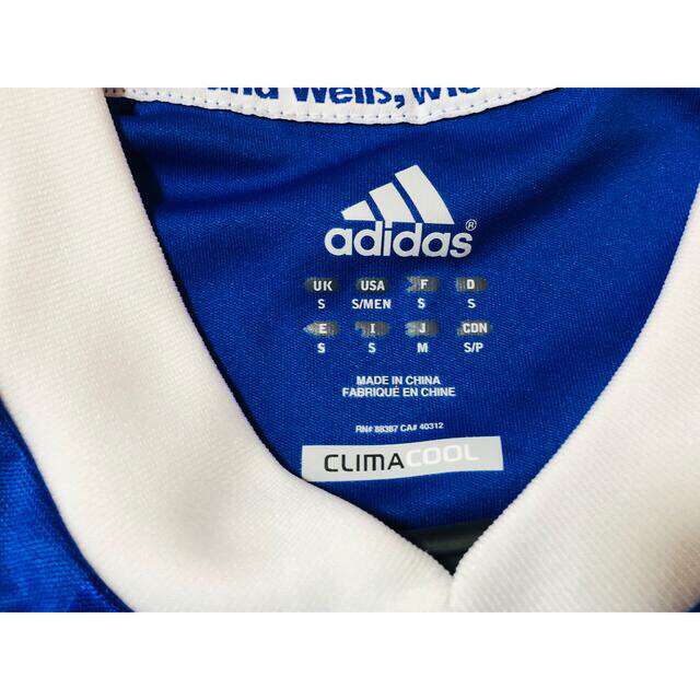 adidas(アディダス)のシャルケ04 12/13 ユニフォーム ホーム 長袖 レプリカ Mサイズ  スポーツ/アウトドアのサッカー/フットサル(ウェア)の商品写真
