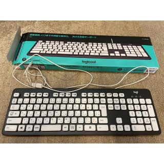 【ジャンク】ロジクール　水洗いできるキーボード　K310(PC周辺機器)