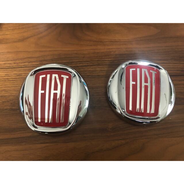 メール便指定可能 FIAT500 純正 フロント・リア エンブレムセット
