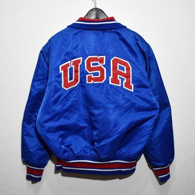 品質極上 40's satin jacket ビンテージ スタジャン サテン