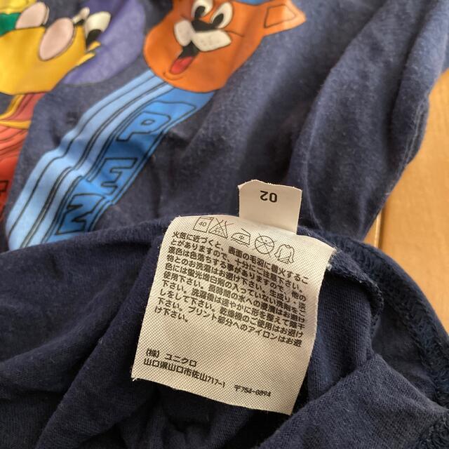 UNIQLO(ユニクロ)のキッズ　ボーイズ　Tシャツ　半袖　130 紺　UT PEZ キッズ/ベビー/マタニティのキッズ服男の子用(90cm~)(Tシャツ/カットソー)の商品写真