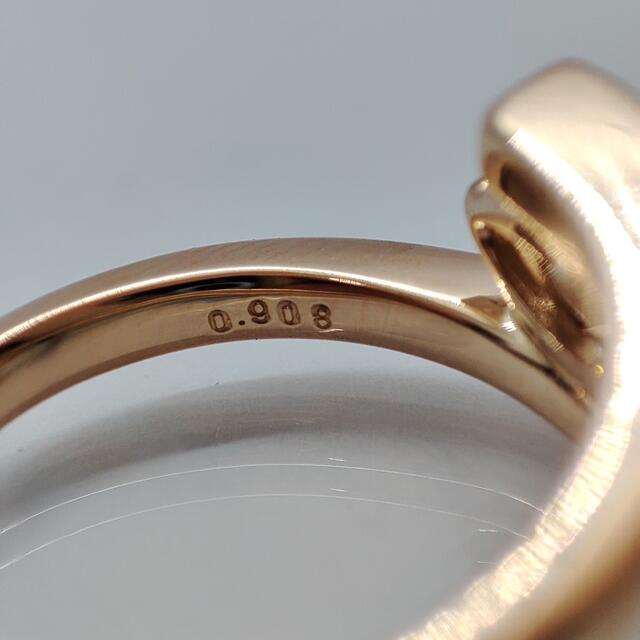 K18 ダイヤモンド リング ジュウル（神楽坂宝石） レディースのアクセサリー(リング(指輪))の商品写真