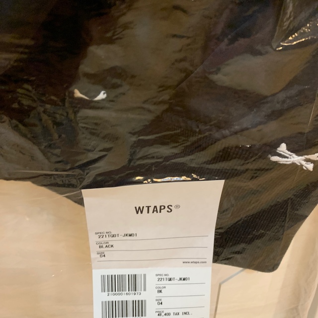 WTAPS 22SS TEAM JACKET BLACK XLサイズ 1