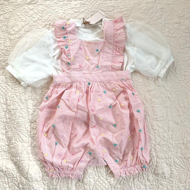 babyGAP(ベビーギャップ)の女の子 80 ベビーギャップ ロンパース ズボン❤︎ プチジャム  ザラ セラフ キッズ/ベビー/マタニティのベビー服(~85cm)(ロンパース)の商品写真