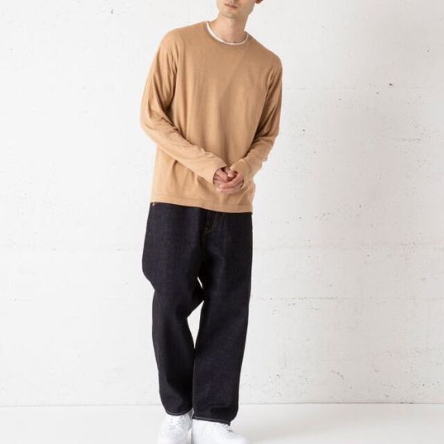 別注】新品 JOHN SMEDLEY 長袖クルーネックニット ジョンスメドレー