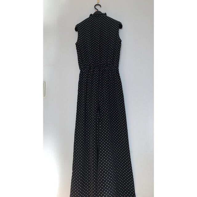 allureville アルアバイル オールインワン黒ドットノースリーブ 【現品