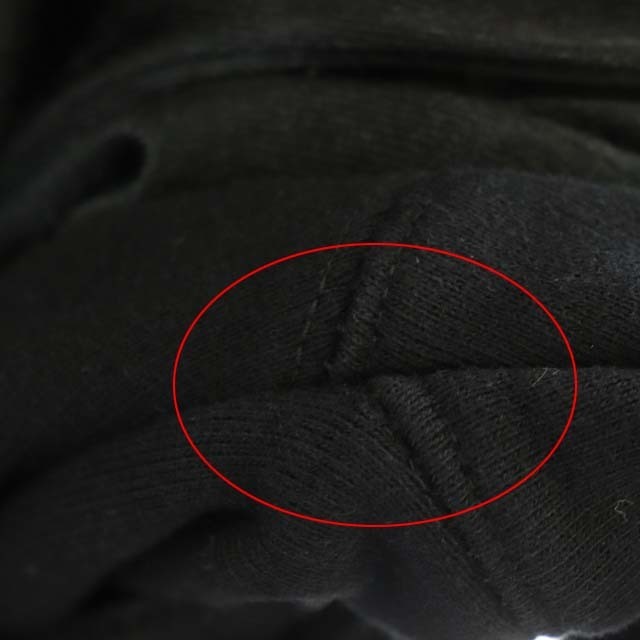 Alexander Wang(アレキサンダーワン)のアレキサンダーワン パーカー プルオーバー 長袖 切替 ロゴ M 黒 メンズのトップス(パーカー)の商品写真