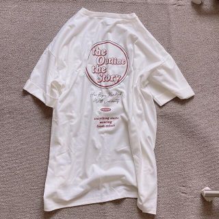 アベイル(Avail)のAvail バックロゴTシャツワンピース(Tシャツ(半袖/袖なし))