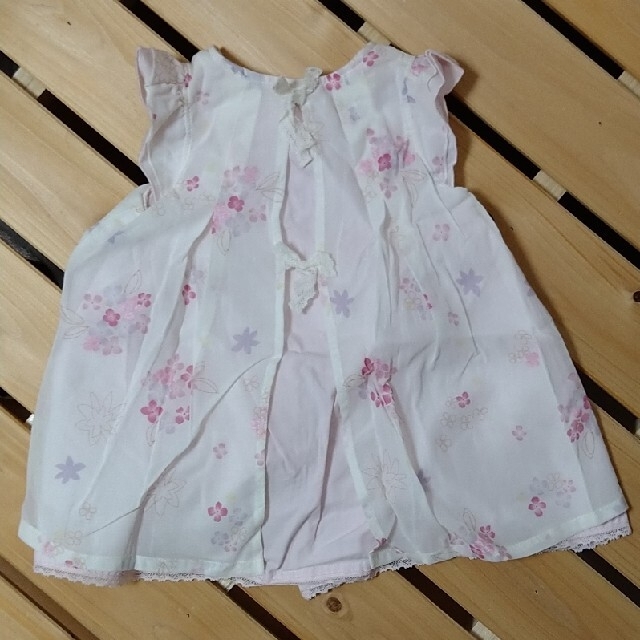 BeBe(ベベ)のbebe　80センチ キッズ/ベビー/マタニティのキッズ服女の子用(90cm~)(ワンピース)の商品写真