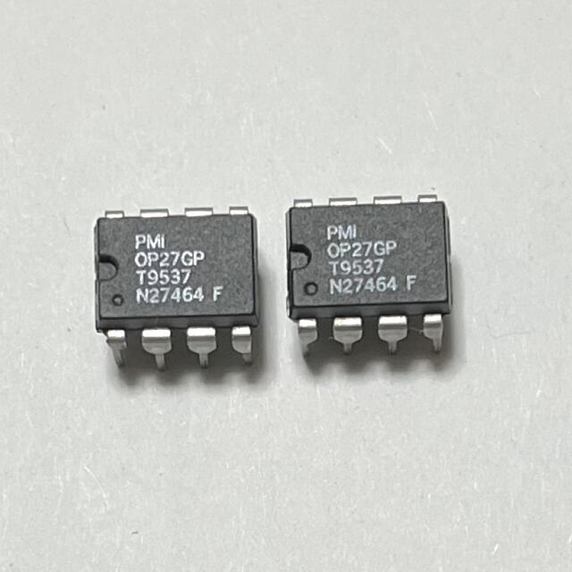 PMI社製 OP27G 超低雑音OPamp 2個 スマホ/家電/カメラのオーディオ機器(アンプ)の商品写真