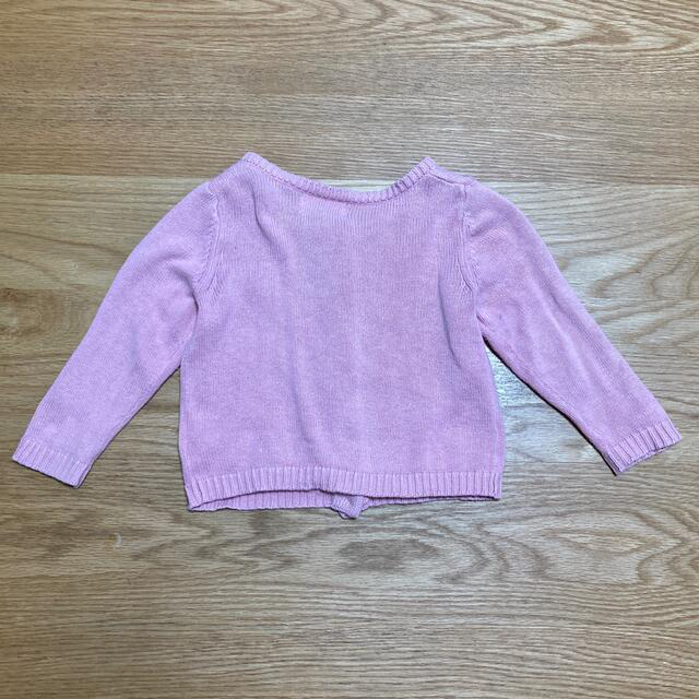 Old Navy(オールドネイビー)の女の子用　長袖カーディガン　80cm キッズ/ベビー/マタニティのベビー服(~85cm)(カーディガン/ボレロ)の商品写真