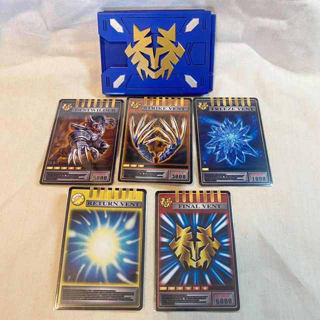 仮面ライダータイガ☆カードデッキ☆龍騎ナイトゾルダ王蛇リュウガ☆CS