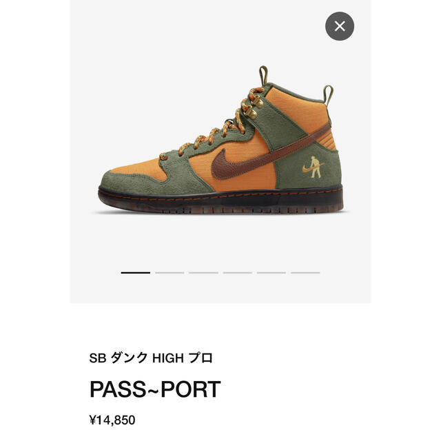 PASS~PORT × Nike SB Dunk High