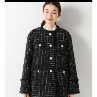 【着用1度のみ◎美品】IENA BLACK Tweed ジャケット　サイズ38