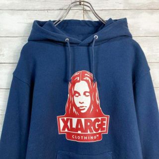 172【入手困難】X-LARGE×X-GIRL　パーカー　ブラック　即完売品　M