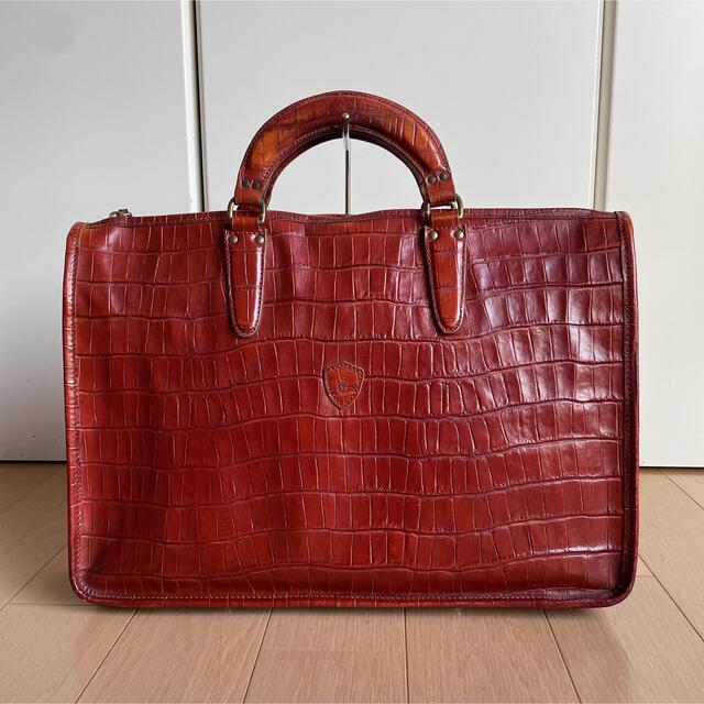 Felisi - フェリージ Felisiブリーフケース クロコ 型押し 9841 中古の
