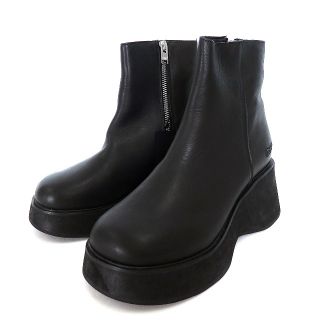 ユニフ(UNIF)のユニフ UNIF RAMONA BOOT レザー ショートブーツ US8 24(ブーツ)