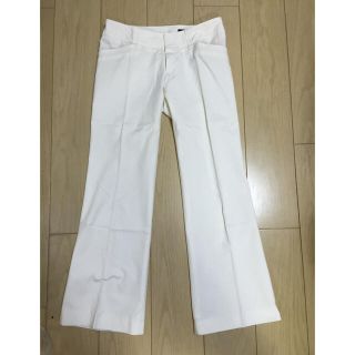 ロートレアモン(LAUTREAMONT)の【⑥LAUTREAMONT】 センタープレスホワイトパンツ♡(その他)