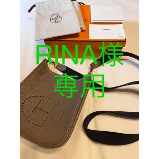 エルメス(HERMES)のHERMES エブリンTPM 16 エトゥープ　ゴールド金具　(ショルダーバッグ)