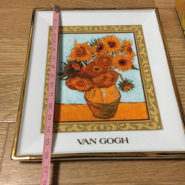 ヴィンセント ヴァン ゴッホ 陶額　陶器製　絵画　VAN GOGH  インテリア エンタメ/ホビーの美術品/アンティーク(陶芸)の商品写真