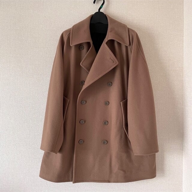 【試着のみ】POLYPLOID Pコート メンズのジャケット/アウター(ピーコート)の商品写真