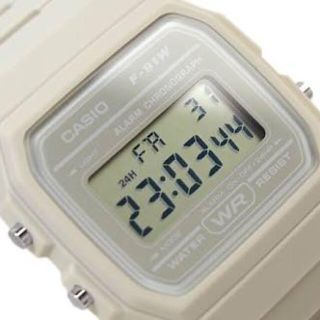 カシオ(CASIO)の【イギリス限定】CASIO F-91WC オフホワイト(腕時計(デジタル))