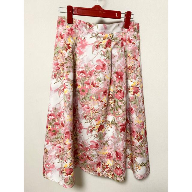 Petite fleur(プチフルール)の花柄ロングスカート レディースのスカート(ロングスカート)の商品写真
