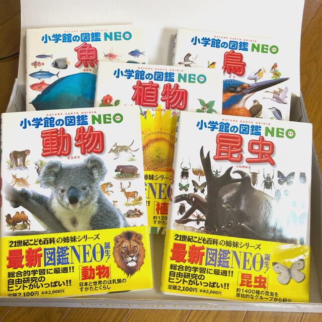 小学館の図鑑NEO 5冊セット エンタメ/ホビーの本(絵本/児童書)の商品写真