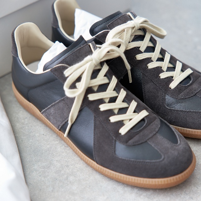 Maison Martin Margiela(マルタンマルジェラ)の新品 Maison Margiela ジャーマントレーナー 42.5 メンズの靴/シューズ(スニーカー)の商品写真