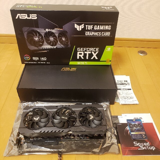 asus rtx3070ti tuf gaming8GBメモリ規格