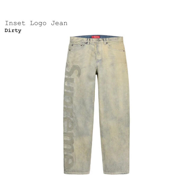 supreme inset logo jean サイズ36