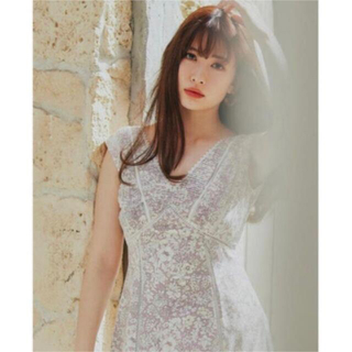 herlipto Lace Trimmed Floral Dress(ロングワンピース/マキシワンピース)