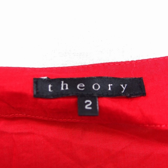 theory(セオリー)のセオリー theory シャツ ブラウス ボートネック 半袖 無地 コットン  レディースのトップス(シャツ/ブラウス(半袖/袖なし))の商品写真