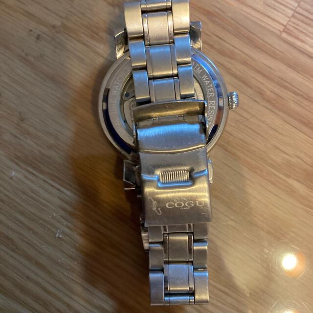COGU(コグ)の腕時計　自動手巻き　COGU ピンク メンズの時計(その他)の商品写真