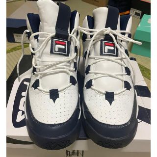 FILA フィラ　中綿ジャケット　白　XL ヴィンテージ　グラントヒル