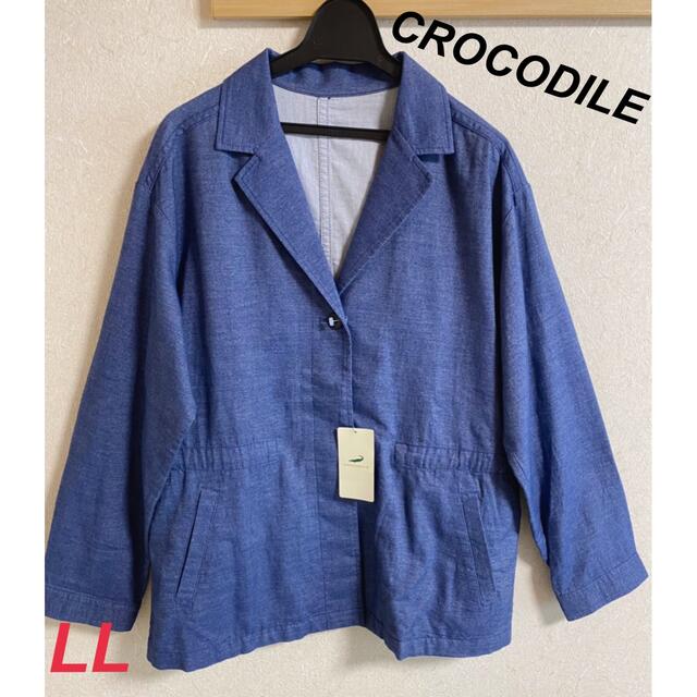 Crocodile(クロコダイル)の新品　クロコダイル　レディース　シャツジャケット　LL レディースのトップス(シャツ/ブラウス(長袖/七分))の商品写真