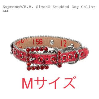 シュプリーム(Supreme)のSupreme B.B.Simon Studded Dog Collar Red(ベルト)