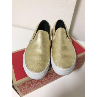 ヴァンズ(VANS)のVANS スリッポン☆メタリックゴールド(スリッポン/モカシン)