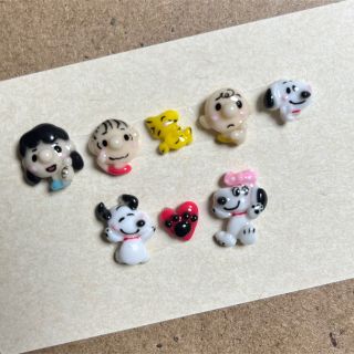 ピーナッツ(PEANUTS)の3dネイルパーツセット　【絵文字風　スヌーピー ネイル    ピーナッツ】(デコパーツ)