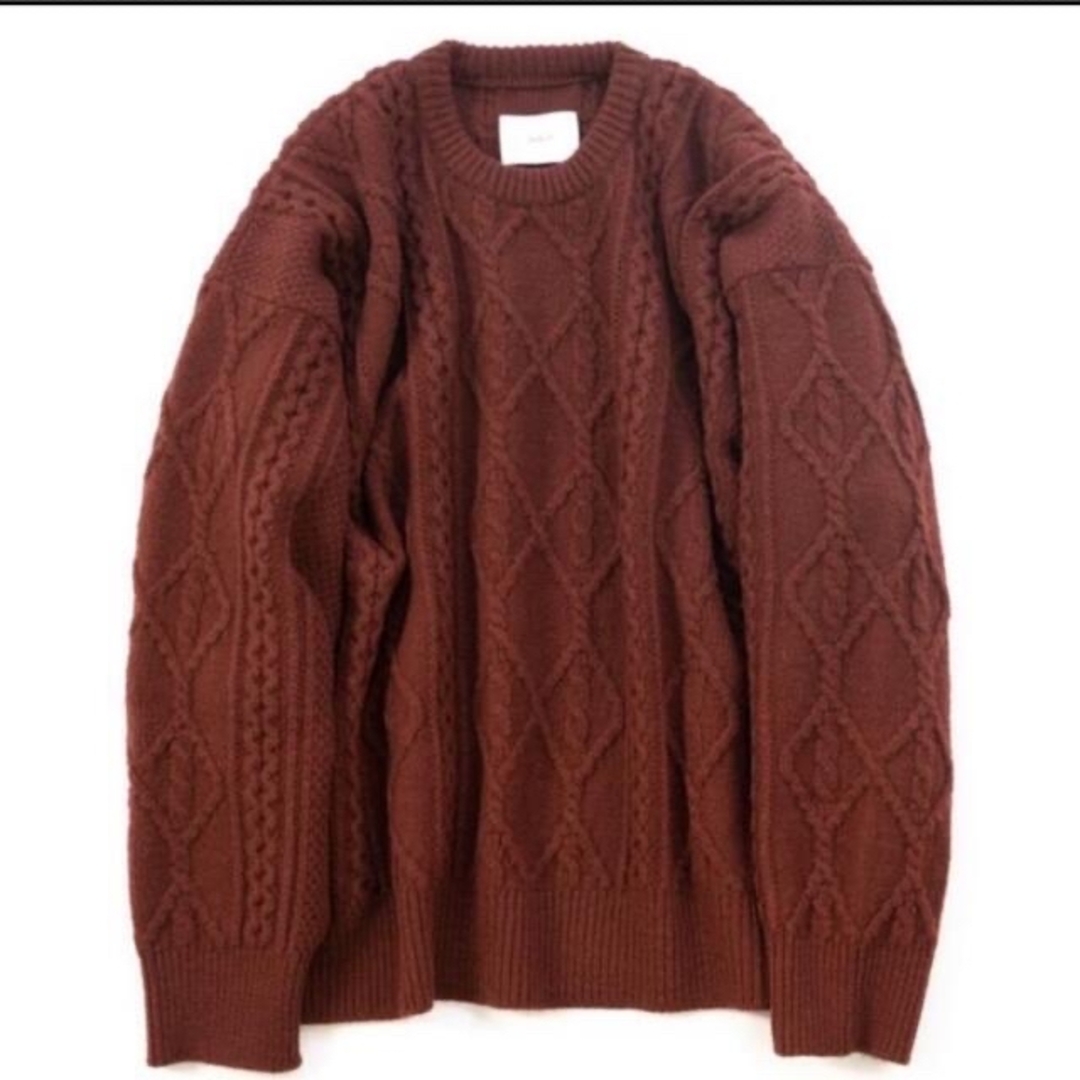 stein Oversized Cable Knit LS