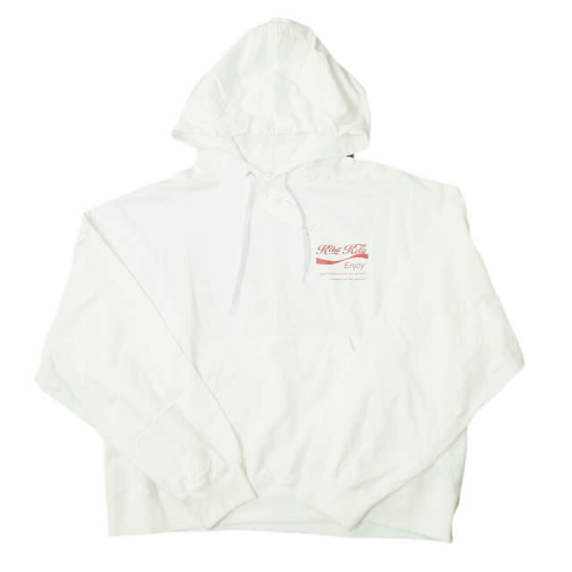 NEON SIGN ネオンサイン 19SS 日本製 KOKAKOLA HOODIE コカコーラフーディ No.1055 44 Bright White オーバーサイズ プルオーバー パーカー トップス【新古品】【NEON SIGN】