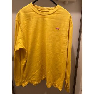 シュプリーム(Supreme)のLサイズ　Supreme Small Box L/S Tee ゴールド　gold(Tシャツ/カットソー(七分/長袖))