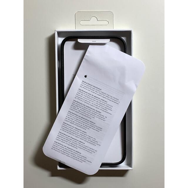 【新品】純正 iPhone 12 mini レザーケース・ブラック 4