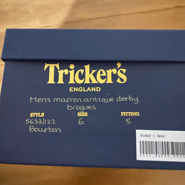 Trickers(トリッカーズ)のトリッカーズ　バートン　マロンアンティーク メンズの靴/シューズ(ドレス/ビジネス)の商品写真