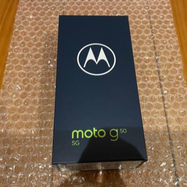 新品未開封】モトローラmoto g50 5g メテオグレイ-